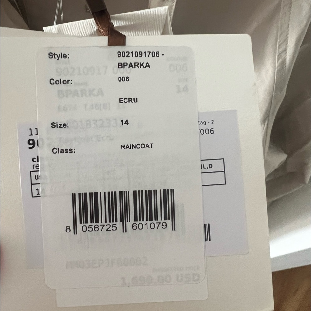 Beige Max Mara Raincoat
